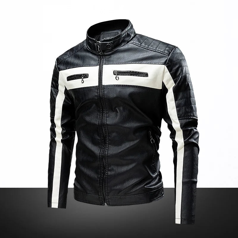 "Alessandro" Vegan Leather Jacket (Red XS) - Jacket | Zavonix