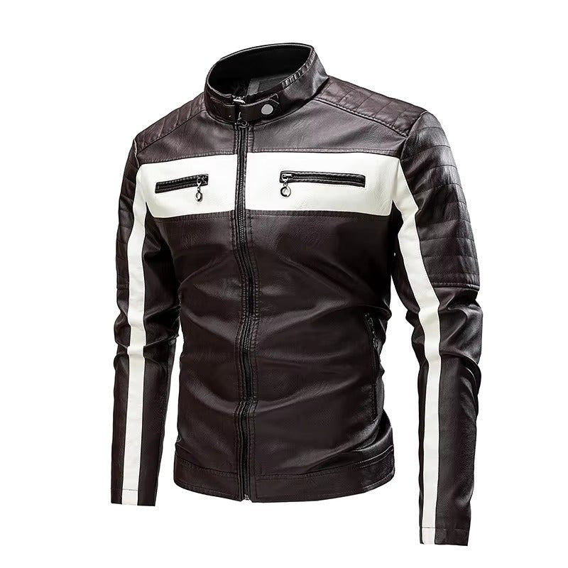 "Alessandro" Vegan Leather Jacket (Red XS) - Jacket | Zavonix