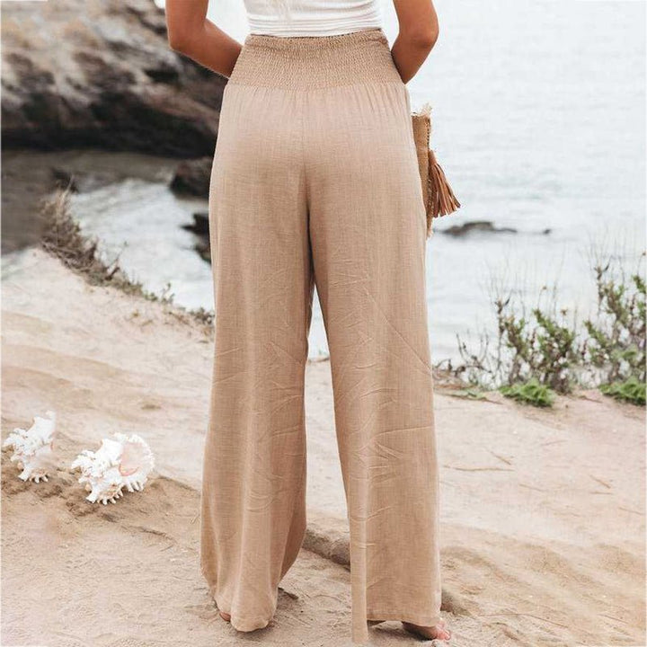 Alessia Wide-Leg Linen Trousers product image 6