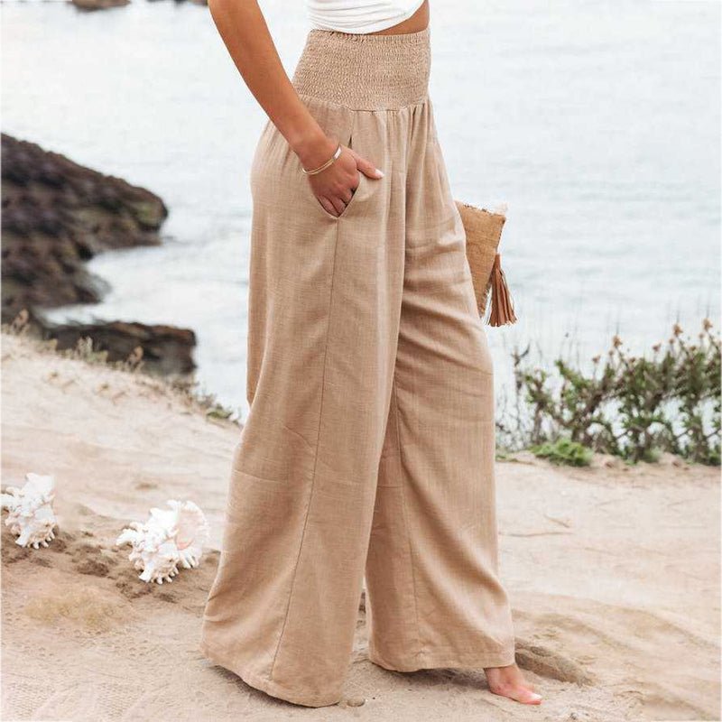 Alessia Wide-Leg Linen Trousers product image 7
