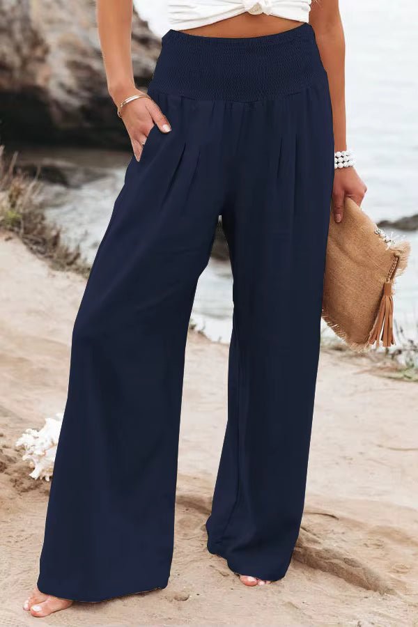 Alessia Wide-Leg Linen Trousers product image 10