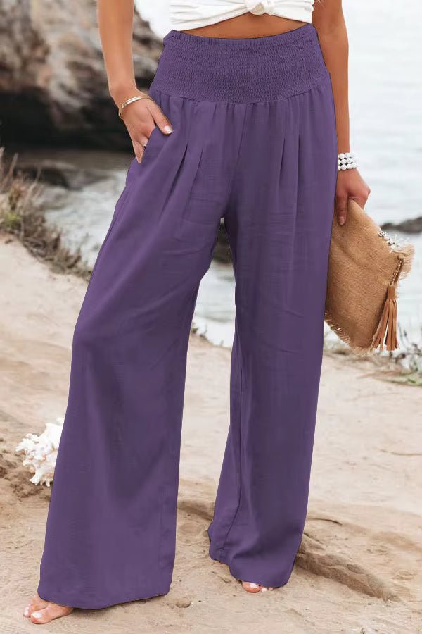 Alessia Wide-Leg Linen Trousers product image 11