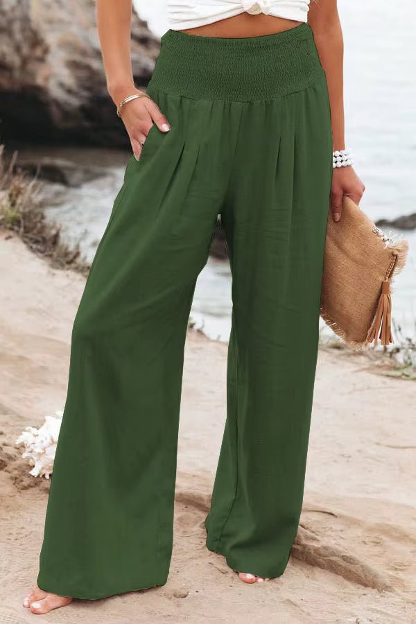 Alessia Wide-Leg Linen Trousers product image 12