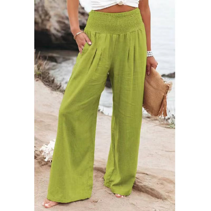 Alessia Wide-Leg Linen Trousers product image 13
