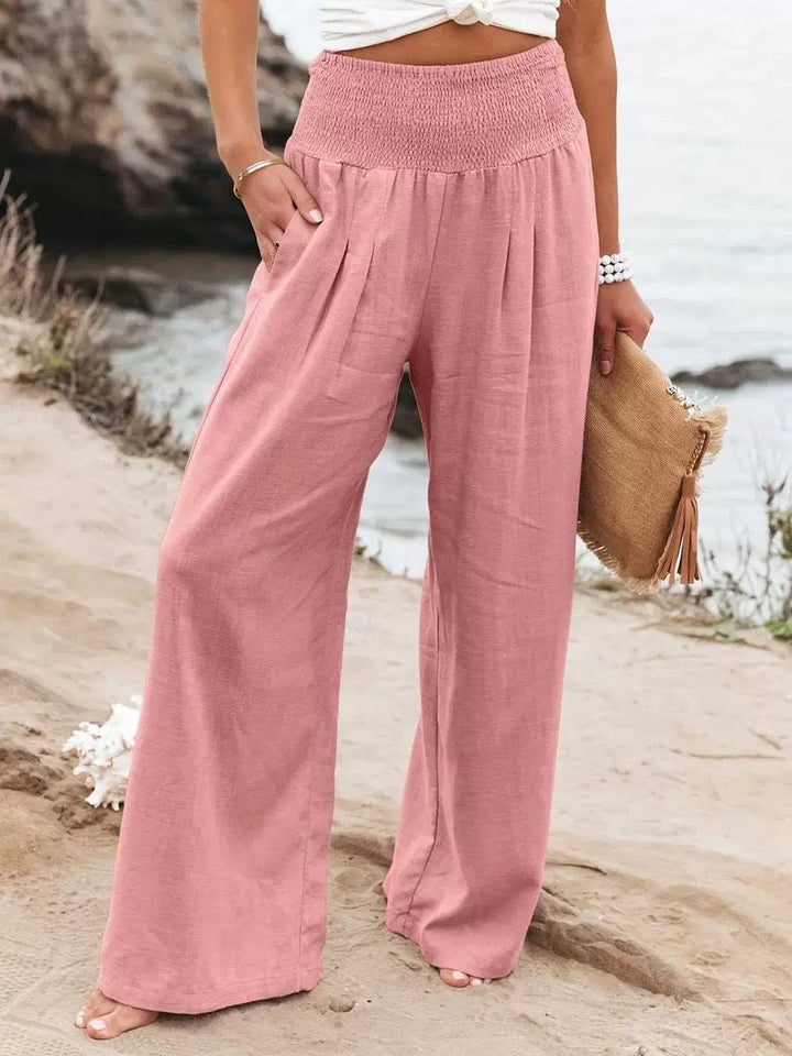 Alessia Wide-Leg Linen Trousers product image 14