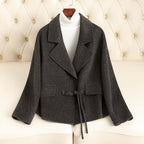 ALEXA™ MERINO WOOL COAT (Gray XS) - | Zavonix