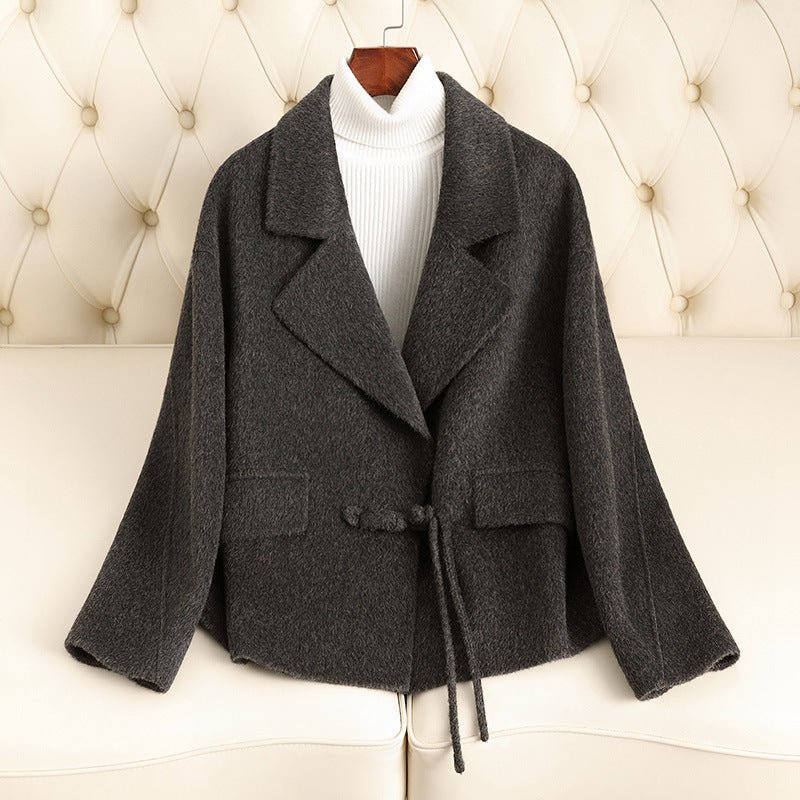 ALEXA™ MERINO WOOL COAT (Gray XS) - | Zavonix