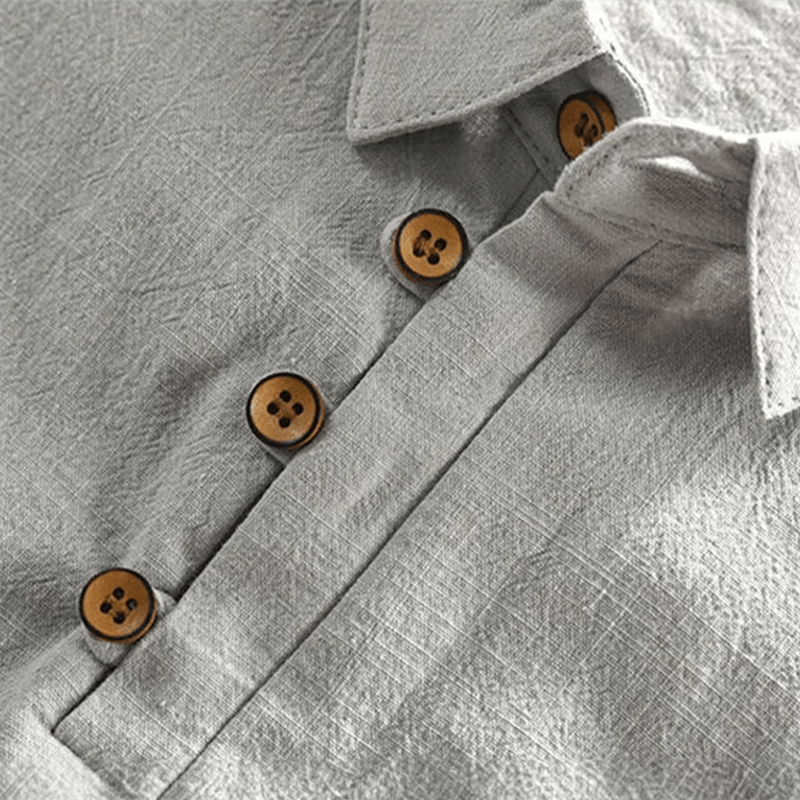Alfredo Linen - Cotton Polo (Avorio White S) - | Zavonix