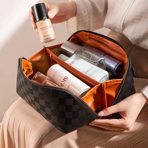 "Alice" Designer Cosmetics Bag (Black ) - | Zavonix