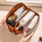 "Alice" Designer Cosmetics Bag (White ) - | Zavonix