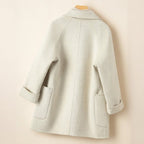 ALISA CASHMERE WOOL COAT (Black XS) - | Zavonix