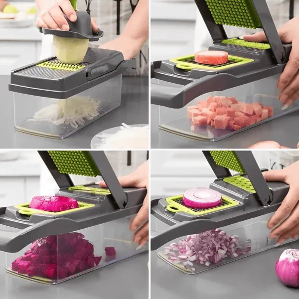 All - in - One Cutter and Slicer, Grater, and Peeler ( ) - Cortador Ralador e Descascador | Zavonix