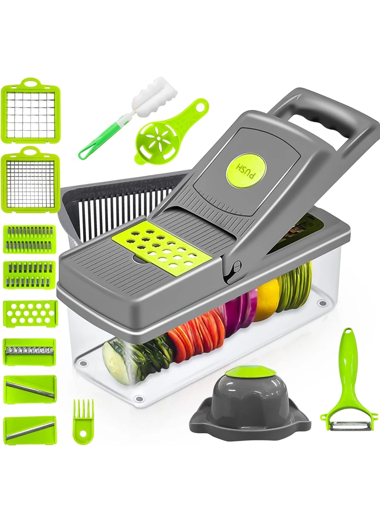 All - in - One Cutter and Slicer, Grater, and Peeler ( ) - Cortador Ralador e Descascador | Zavonix