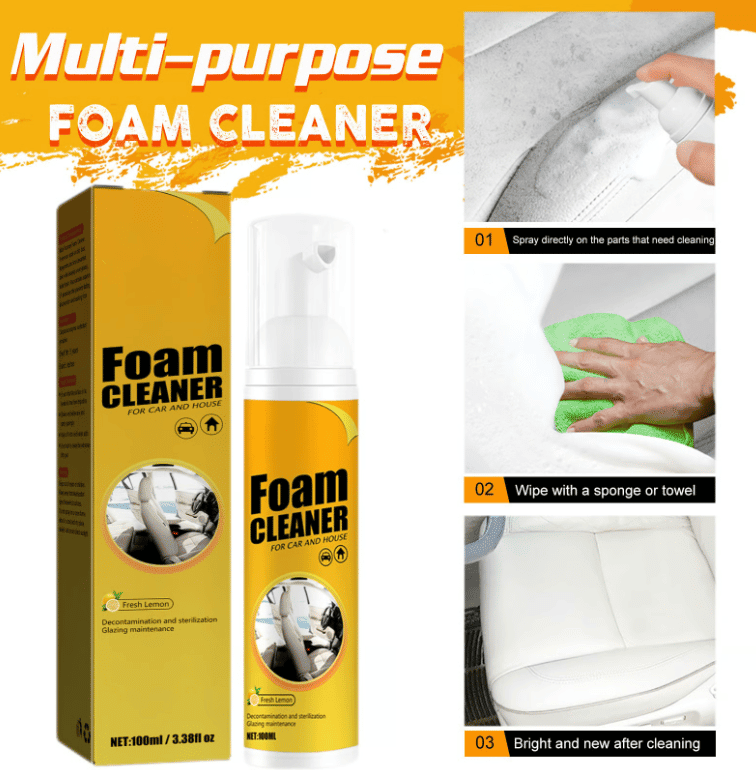 All-Purpose Foam Cleaner | 100ml Capacity for Stubborn Stains Removal 1
