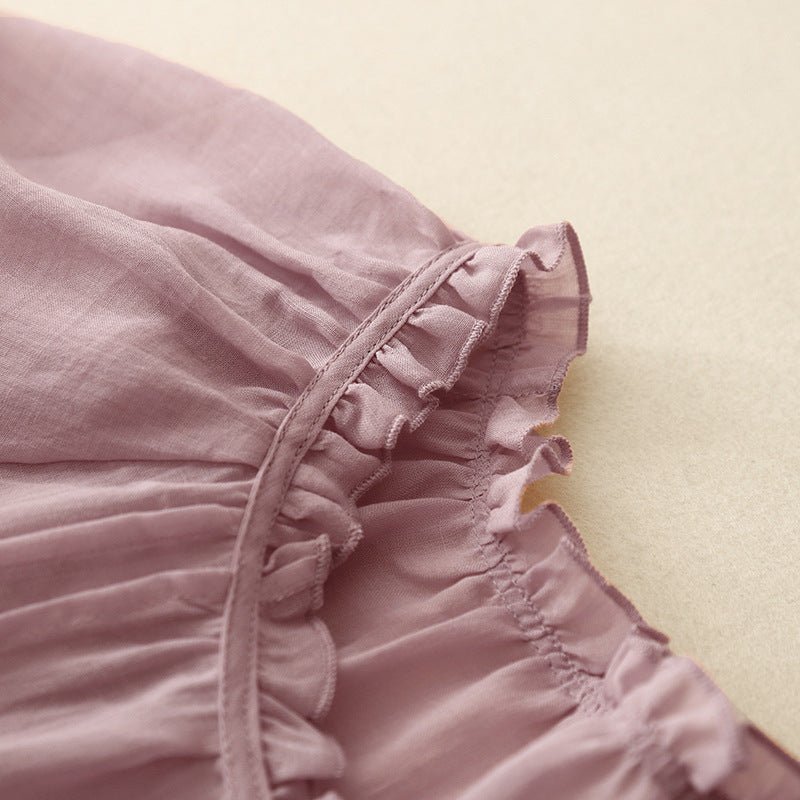 ALODIA LINEN BLOUSE (XS ) - | Zavonix