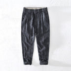 Alora — Lightweight Linen Pants with Elastic Waist for Comfort (Blue XS (28 - 29)) - | Zavonix