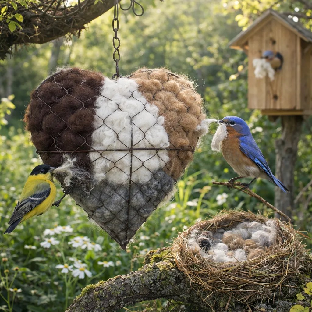 Alpaca Nesting Heart™ — Create a Cozy, Irresistible Sanctuary Birds Flock To