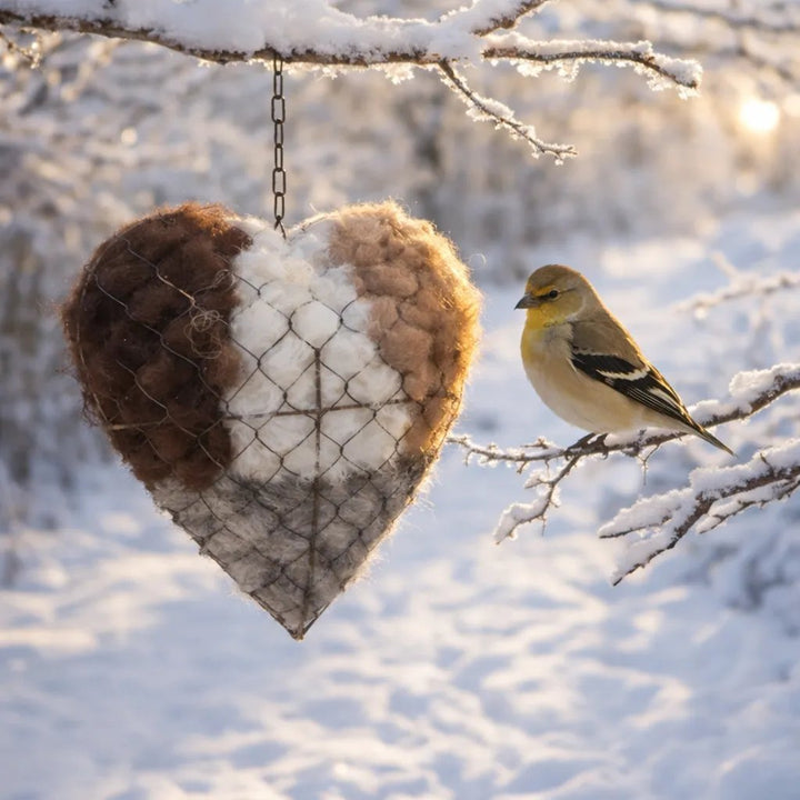 Alpaca Nesting Heart™ — Create a Cozy, Irresistible Sanctuary Birds Flock To