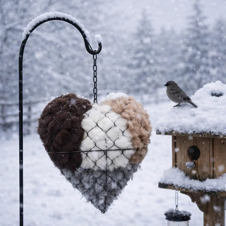 Alpaca Nesting Heart™ — Create a Cozy, Irresistible Sanctuary Birds Flock To