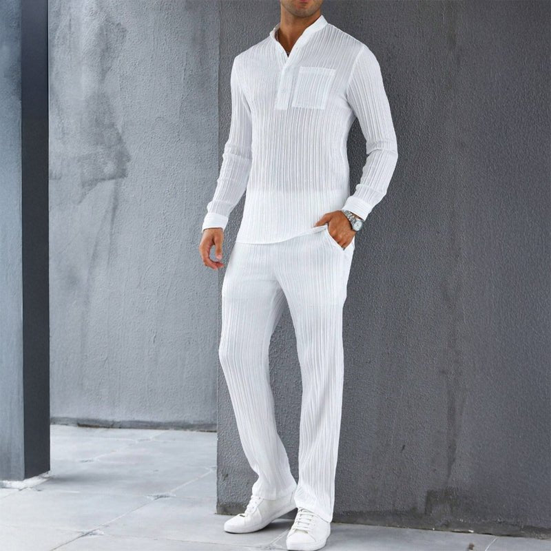 "Amalfi Breeze" Summer Vibes Outfit (Black S) - Set | Zavonix