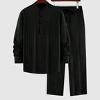 "Amalfi Breeze" Summer Vibes Outfit (Black S) - Set | Zavonix