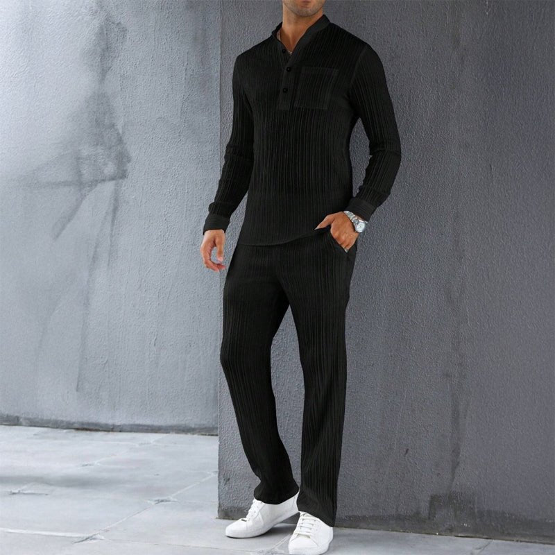 "Amalfi Breeze" Summer Vibes Outfit (Black S) - Set | Zavonix