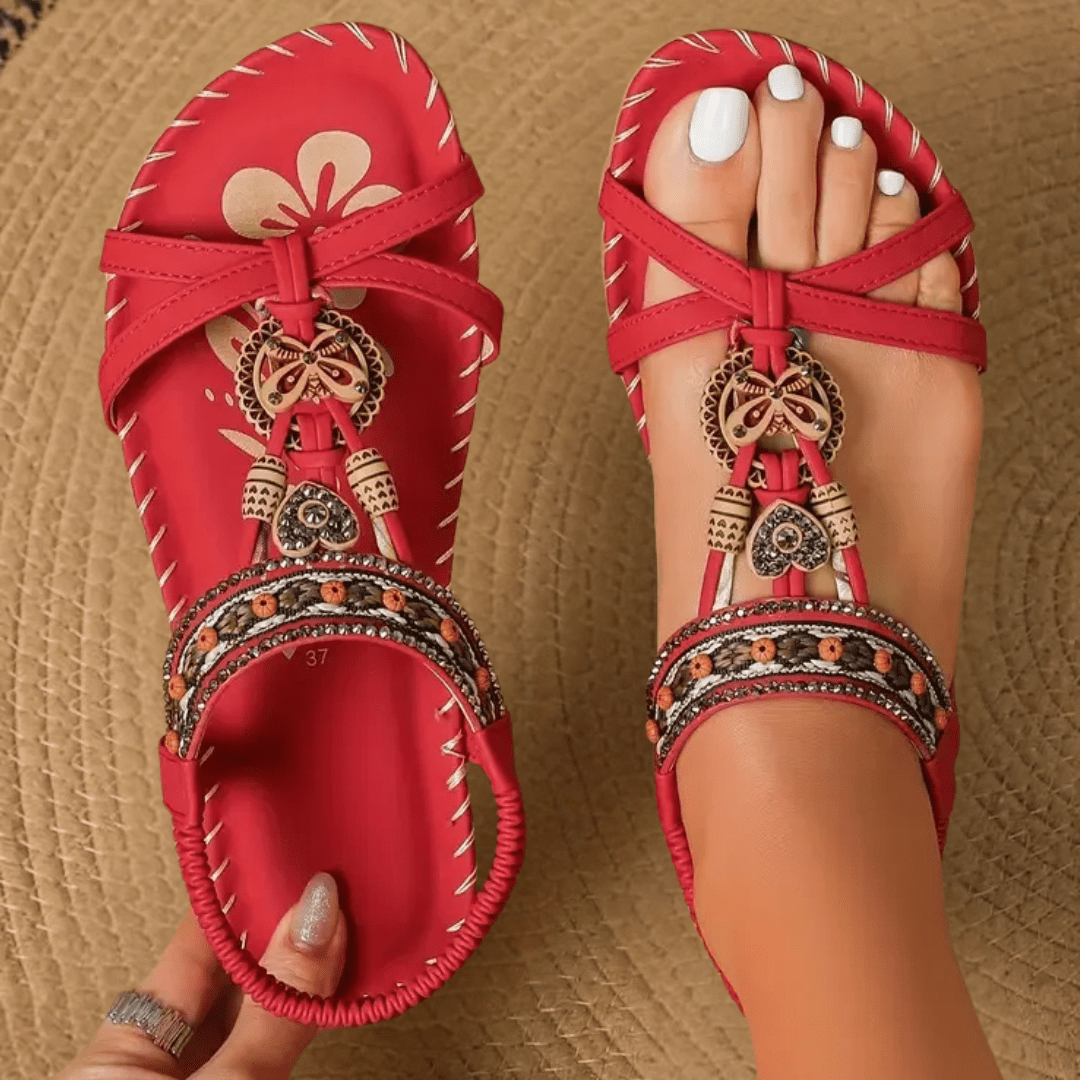 Amara Embellished T-Strap Sandals product image 2