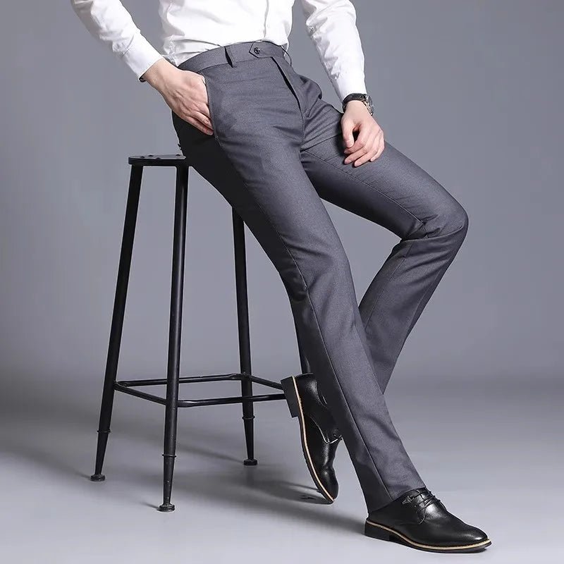 Ambassador Tailored Fit Suit Pants (Navy 28) - | Zavonix