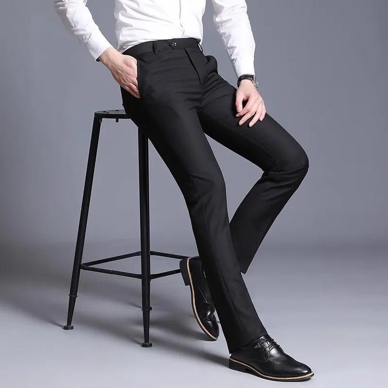 Ambassador Tailored Fit Suit Pants (Navy 28) - | Zavonix