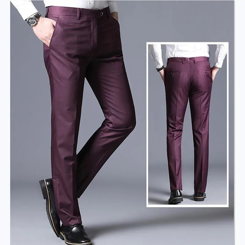 Ambassador Tailored Fit Suit Pants (Navy 28) - | Zavonix