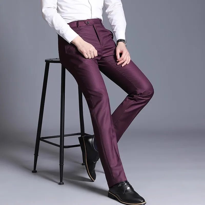 Ambassador Tailored Fit Suit Pants (Navy 28) - | Zavonix
