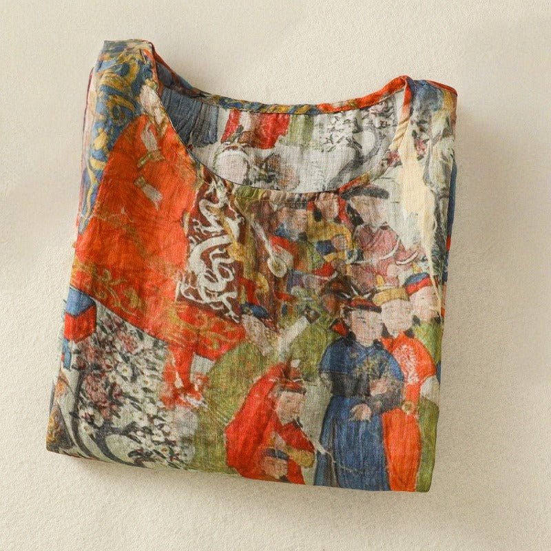 AMBER LINEN TOP (XS ) - | Zavonix