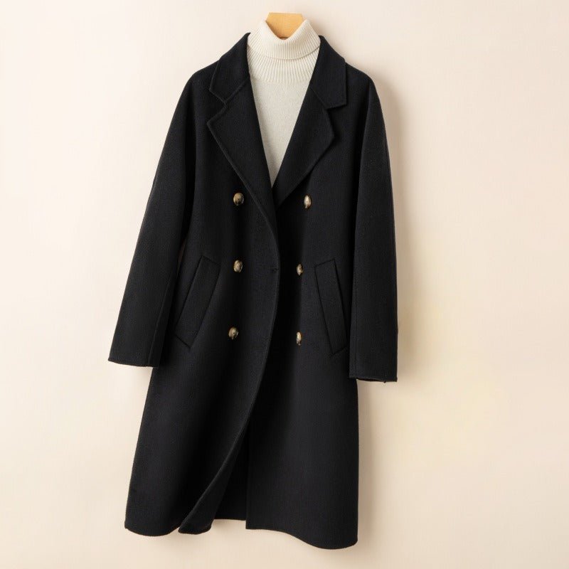 AMBER WOOL TOPCOAT (Black XS) - | Zavonix