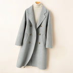 AMBER WOOL TOPCOAT (Light Gray XS) - | Zavonix