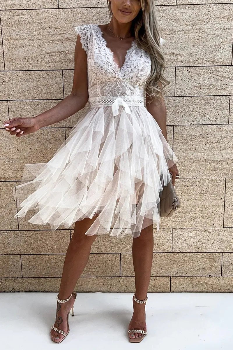 Amelie Ruffle Mini Dress product image 3