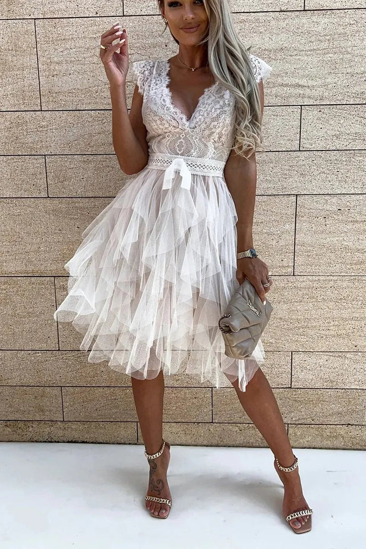 Amelie Ruffle Mini Dress product image 4