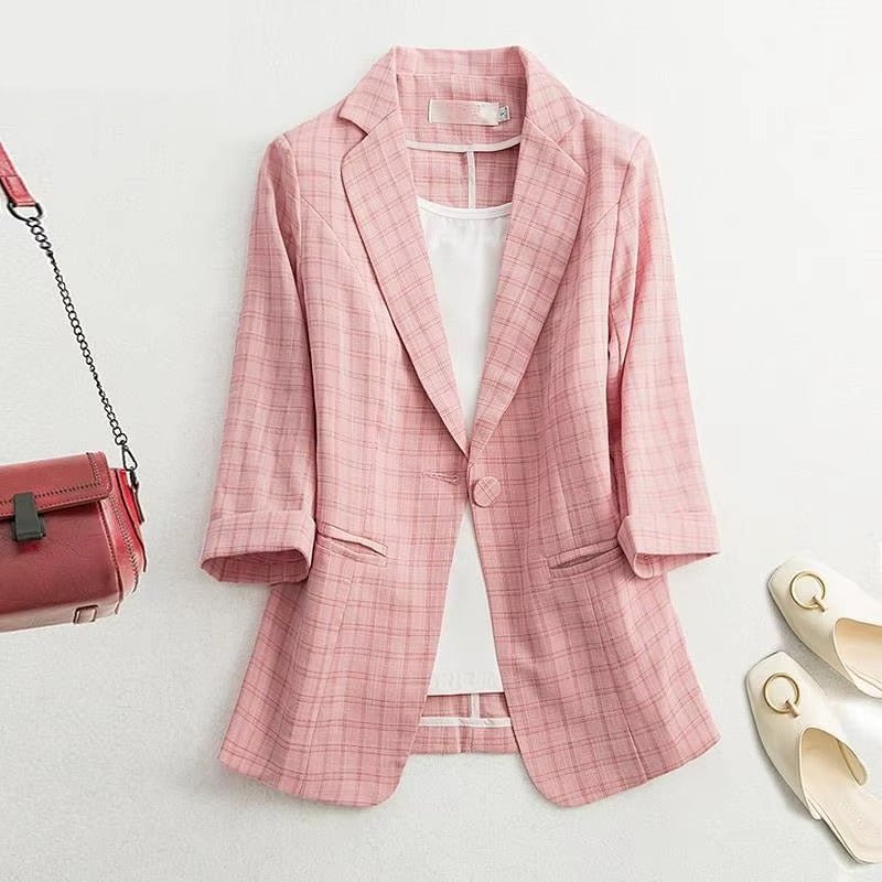 AMERA BLAZER (Pink XS) - | Zavonix