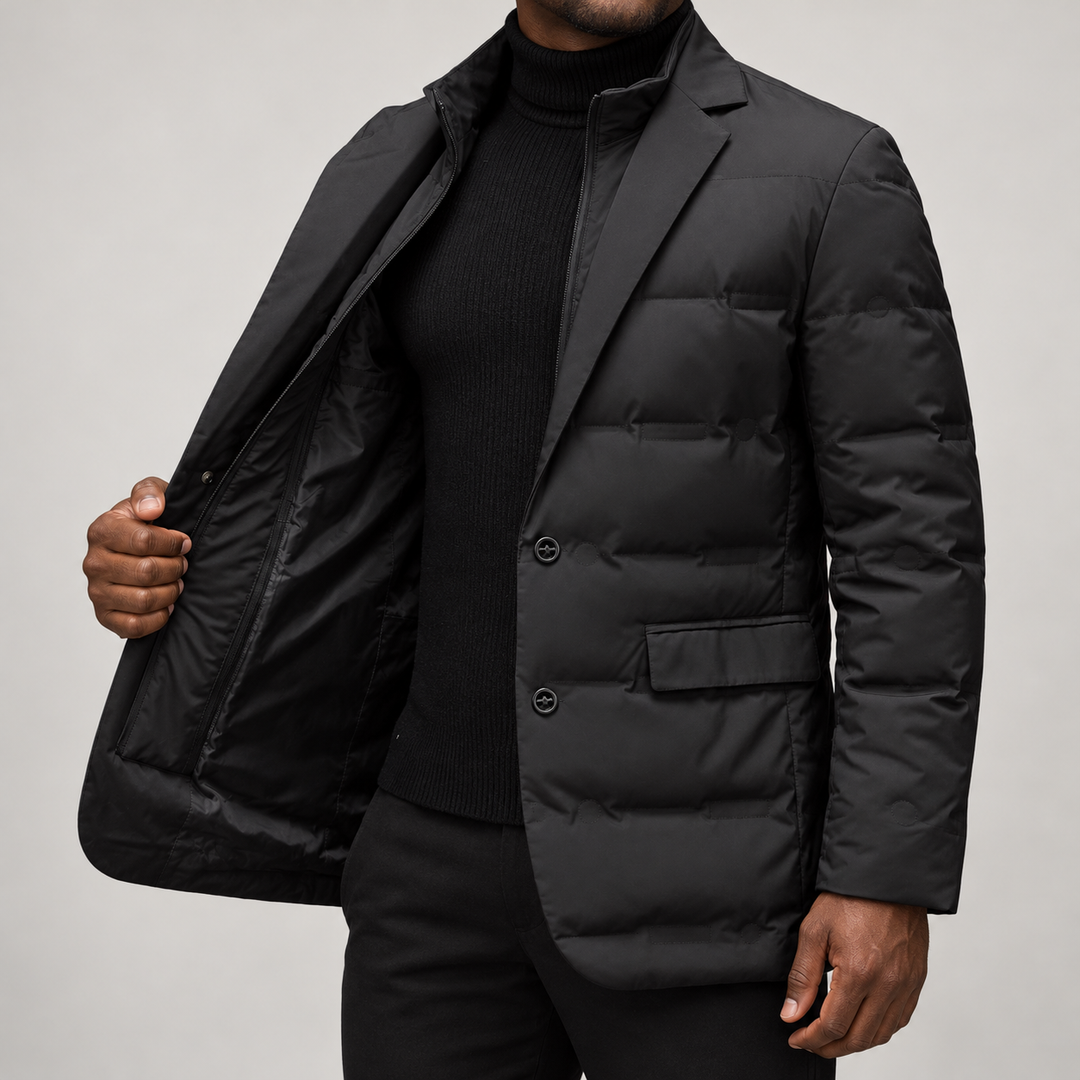 Amsquorlen Quilted Padded Blazer product image 3