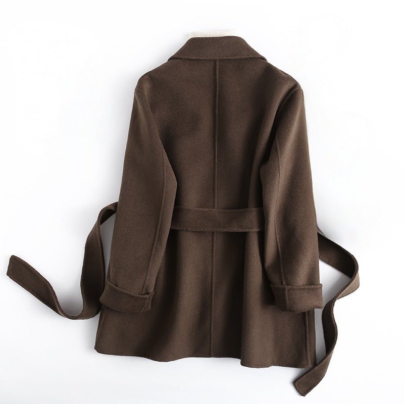 ANALIA™ MERINO WOOL COAT (Black XS) - | Zavonix