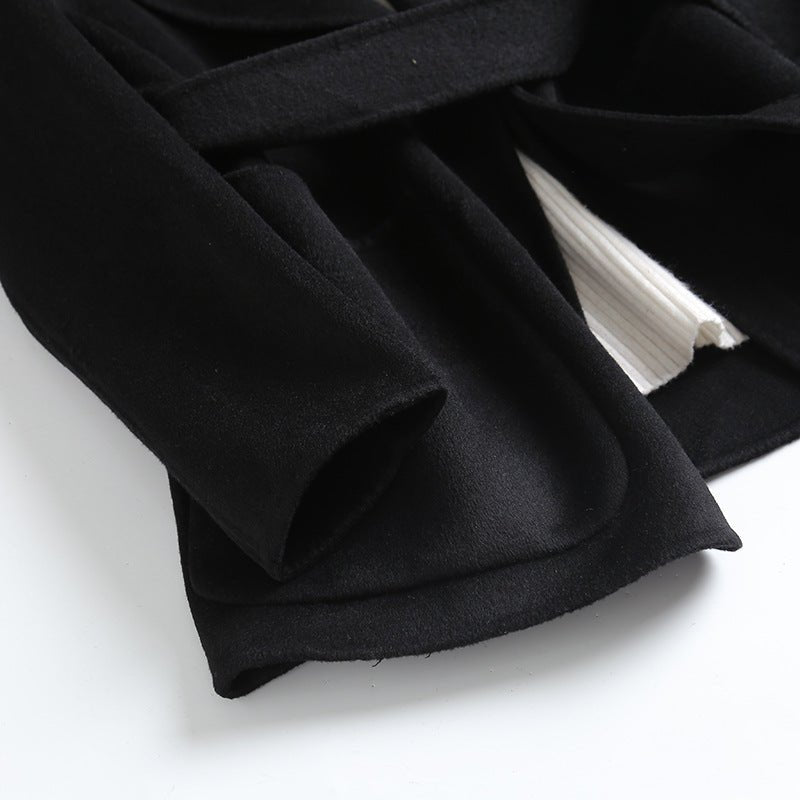 ANALIA™ MERINO WOOL COAT (Black XS) - | Zavonix
