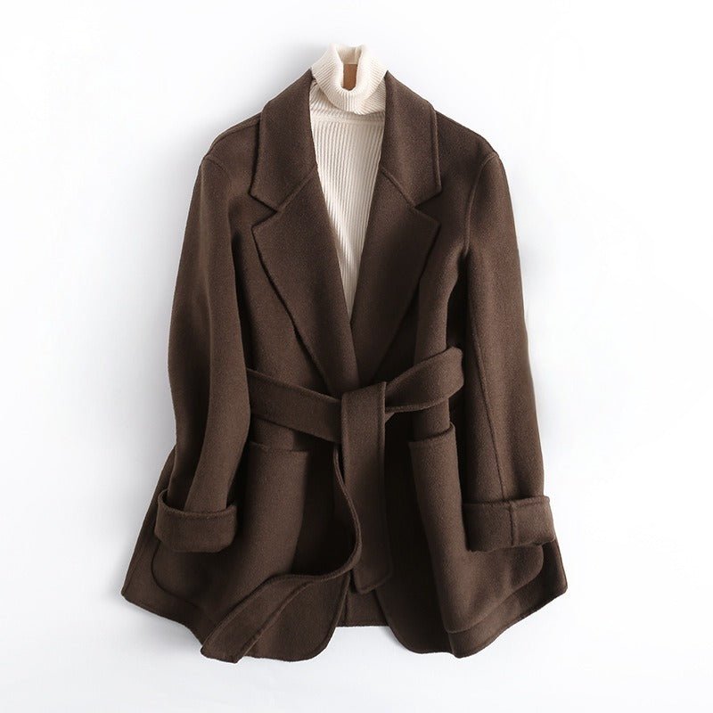 ANALIA™ MERINO WOOL COAT (Black XS) - | Zavonix