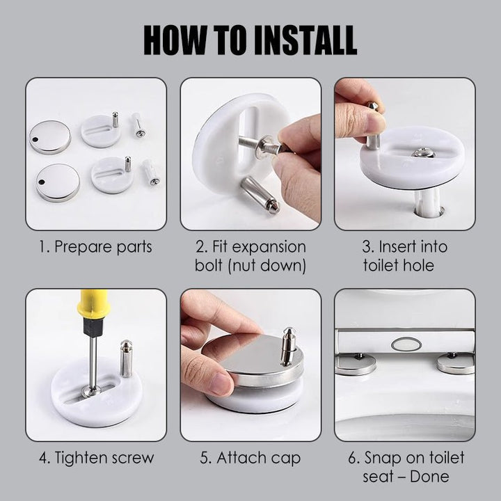 AnchorBolt Pro™ — Secure Your Toilet Seat Firmly and Worry-Free for Good