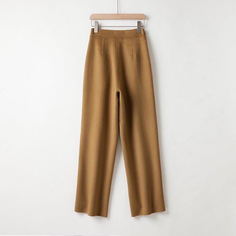 ANDREA WOOL TROUSERS (Black XS) - | Zavonix