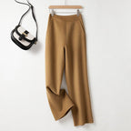 ANDREA WOOL TROUSERS (Camel XS) - | Zavonix