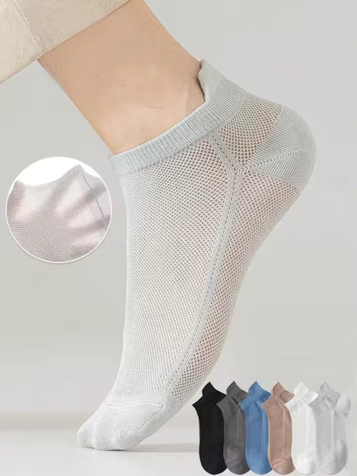 Ankle Breeze Breathable Socks (White ) - | Zavonix