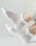 Ankle Breeze Breathable Socks (White ) - | Zavonix