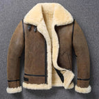 "Antarctica" - Premium Elite Soft Cashmere Genuine Hide Polar Jacket (Brown XS) - Jacket | Zavonix