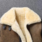 "Antarctica" - Premium Elite Soft Cashmere Genuine Hide Polar Jacket (Brown XS) - Jacket | Zavonix