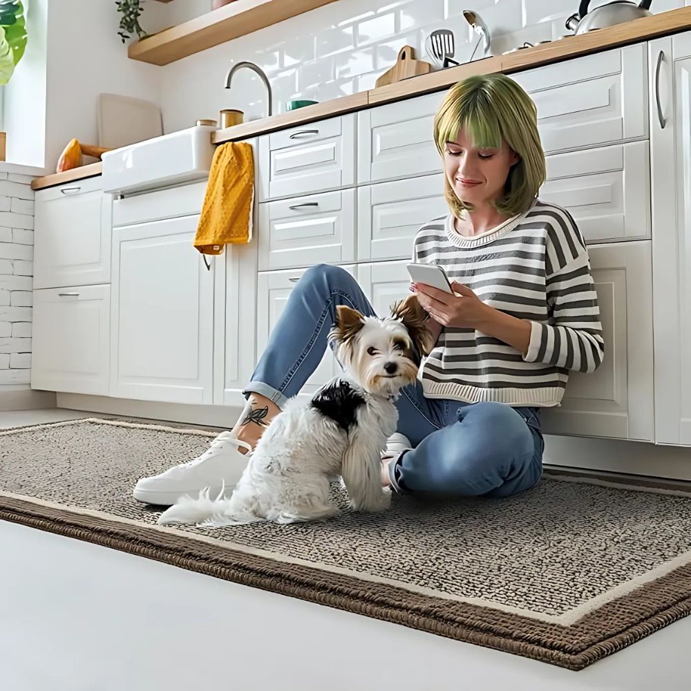Anti-Fatigue Kitchen Mat with Textured Surface – Cushioned Kitchen Floor Mat for Comfort and Style 3