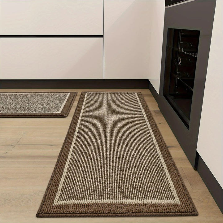 Anti-Fatigue Kitchen Mat with Textured Surface – Cushioned Kitchen Floor Mat for Comfort and Style 2